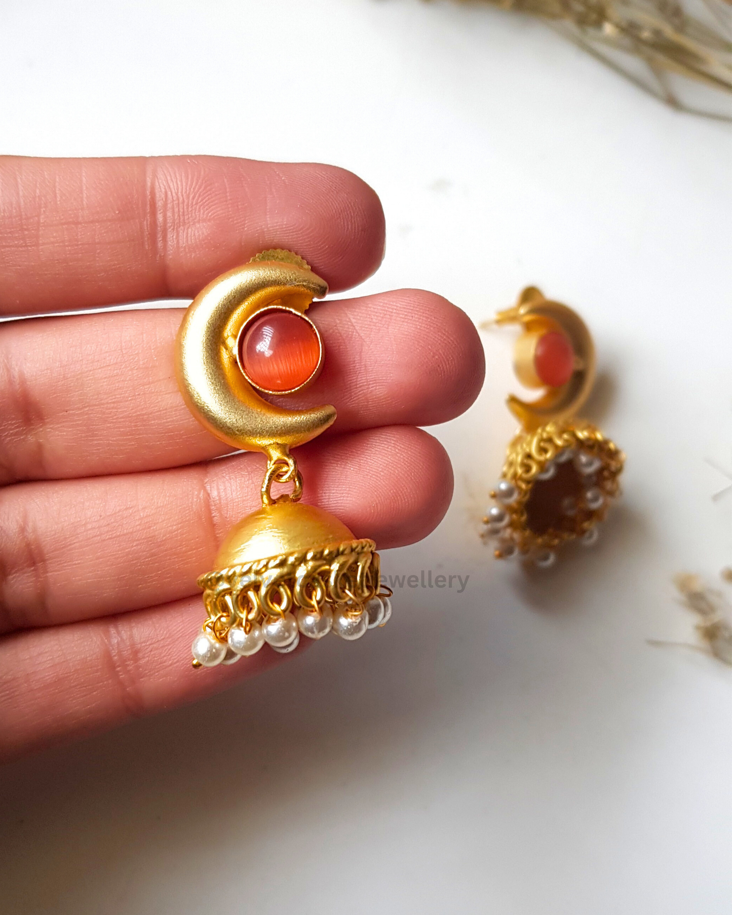 Anika Brass Jhumki