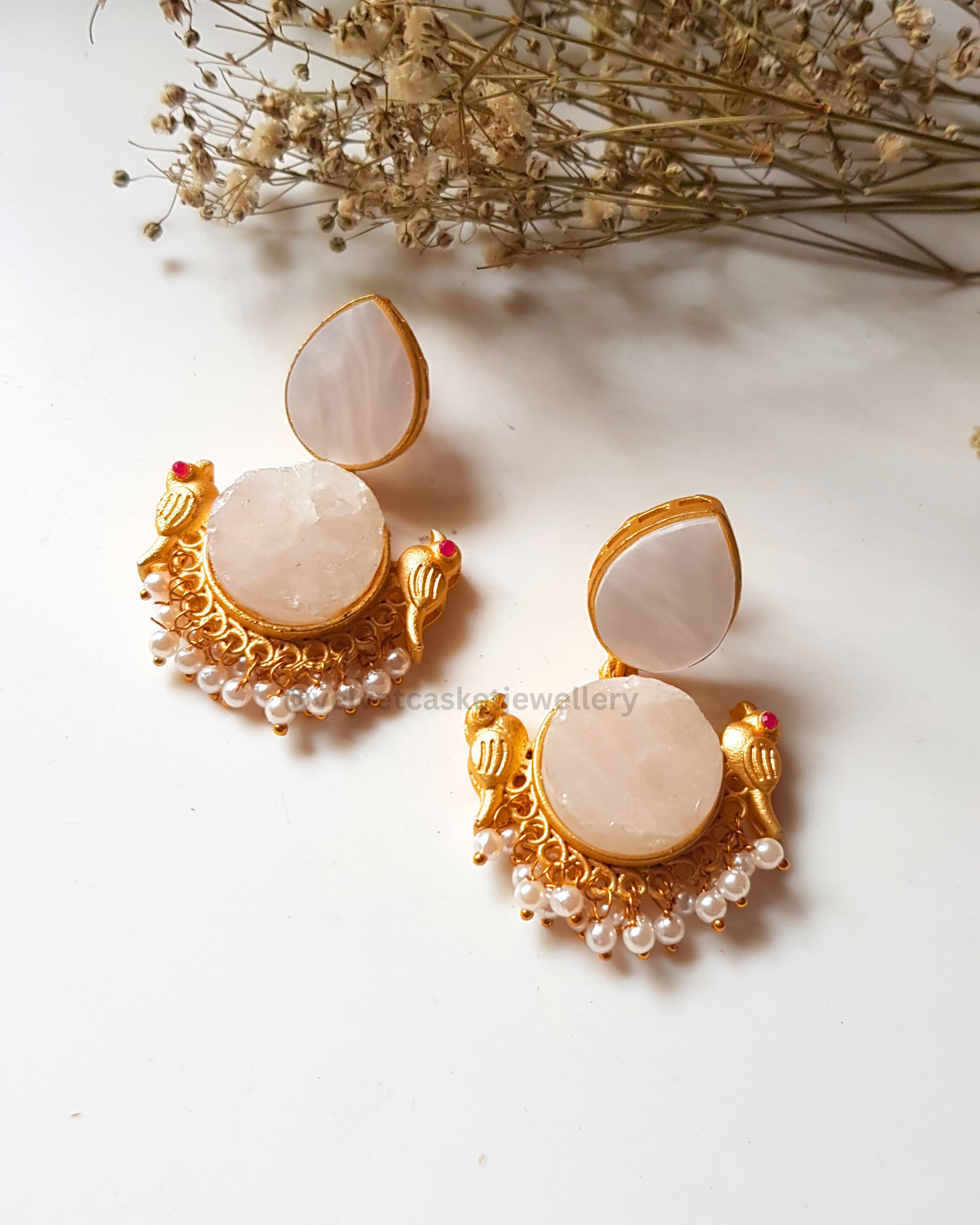 Xylia Brass Earrings