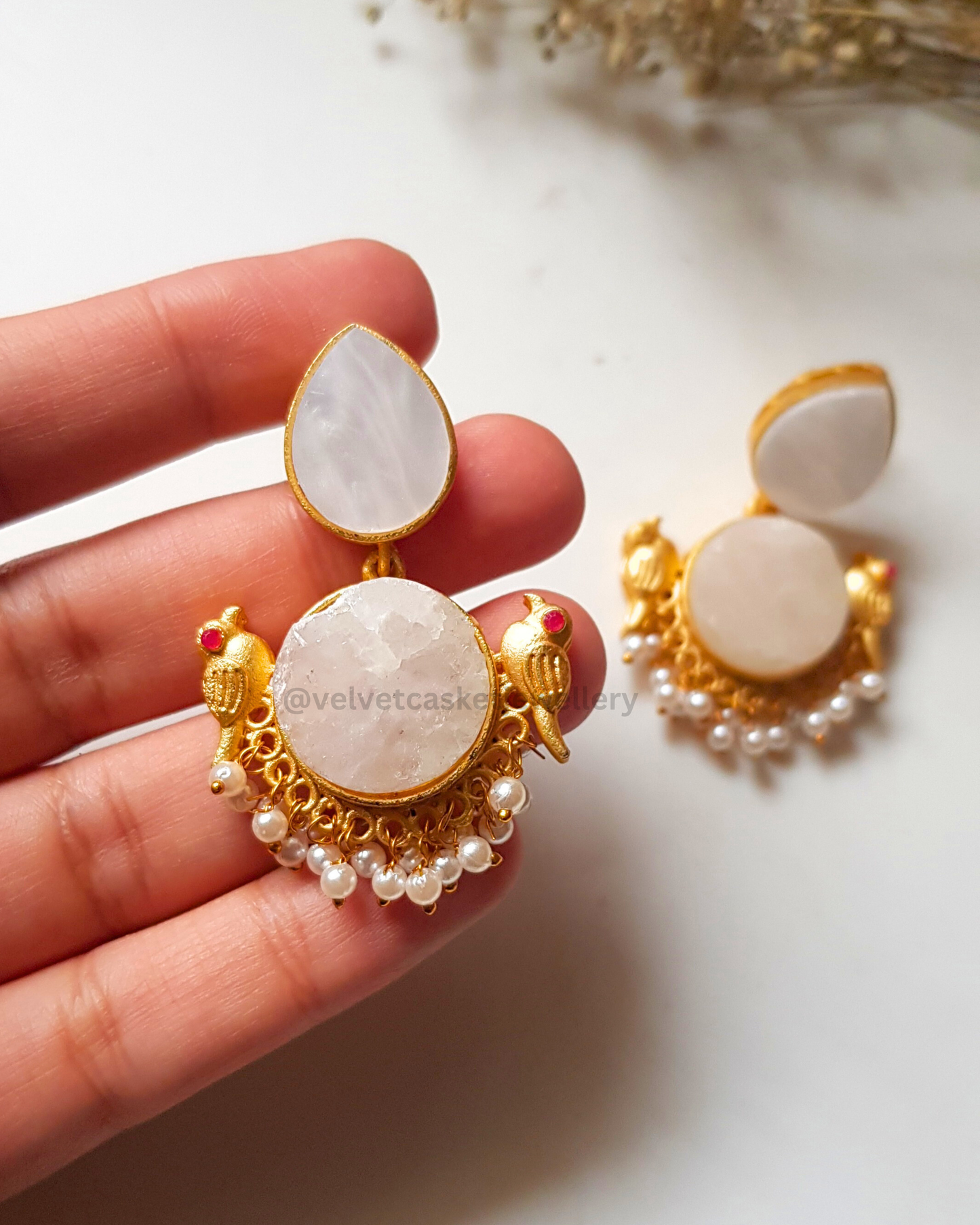 Xylia Brass Earrings