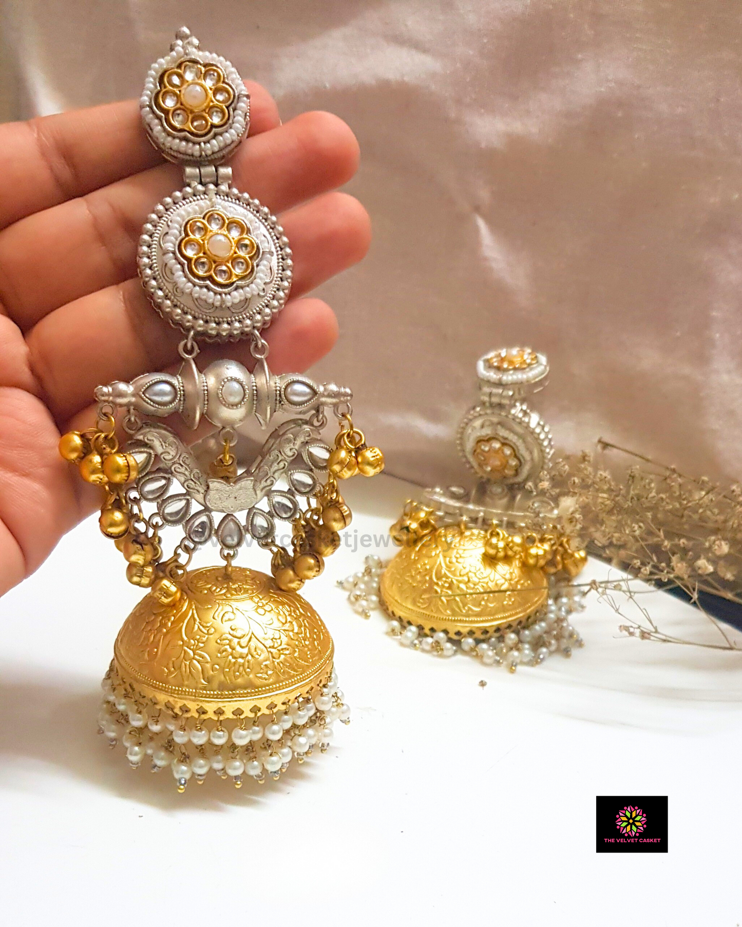 Ilana Brass Earrings