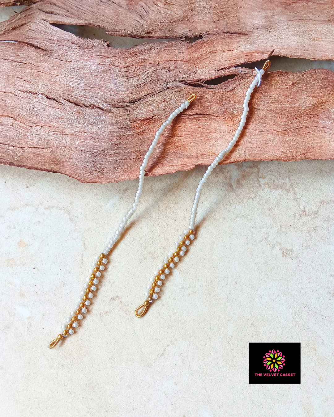 Small Pearls Ear Chain