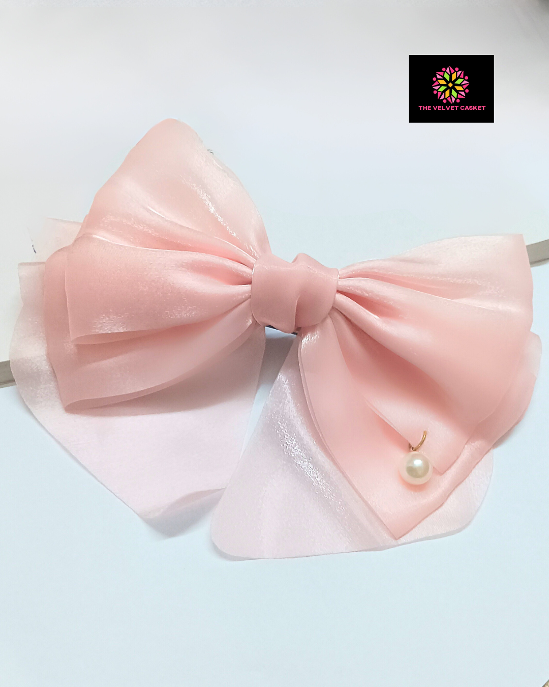 Baby Pink Pearl Hair Clip
