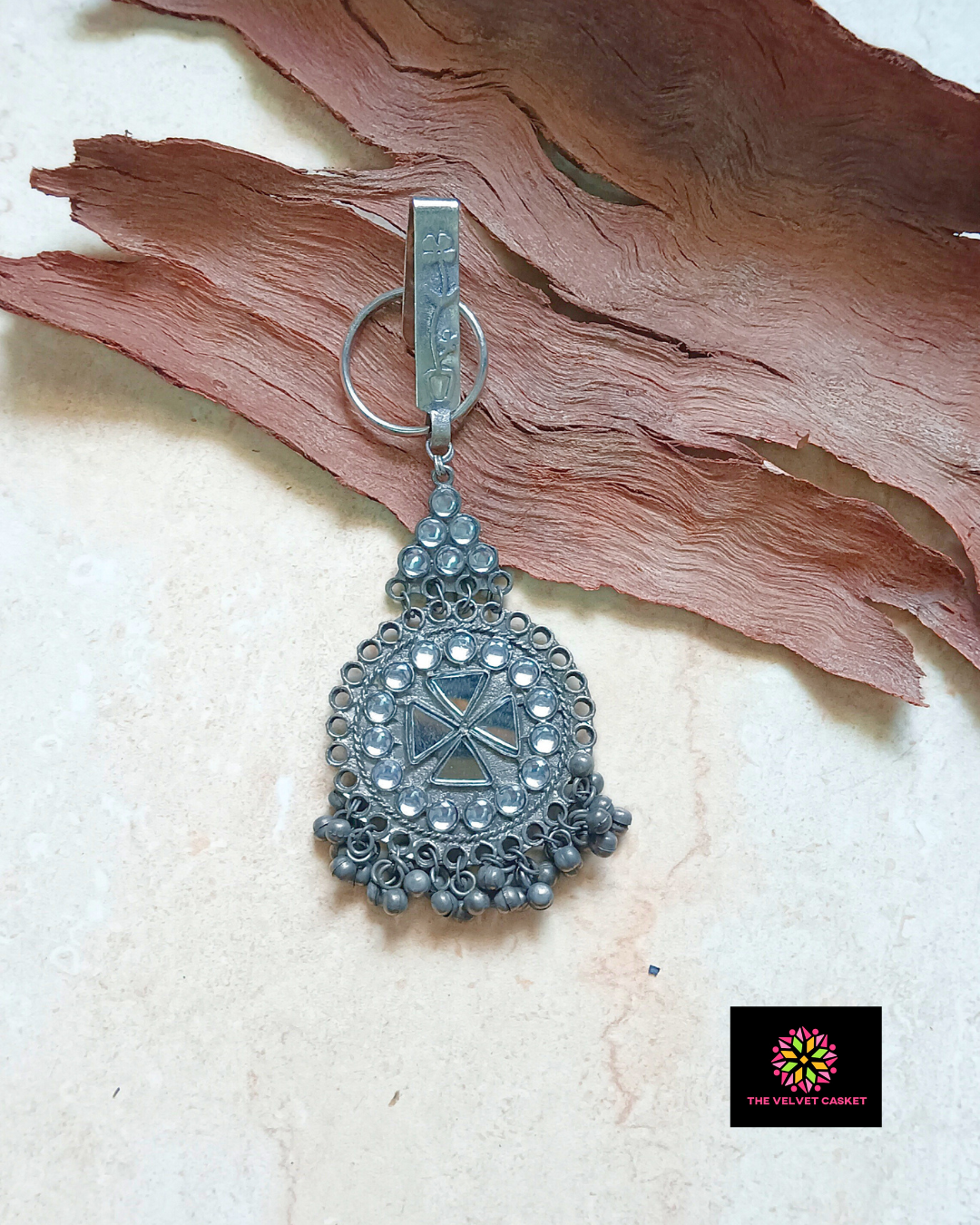 Ruya Oxidised Key Chain