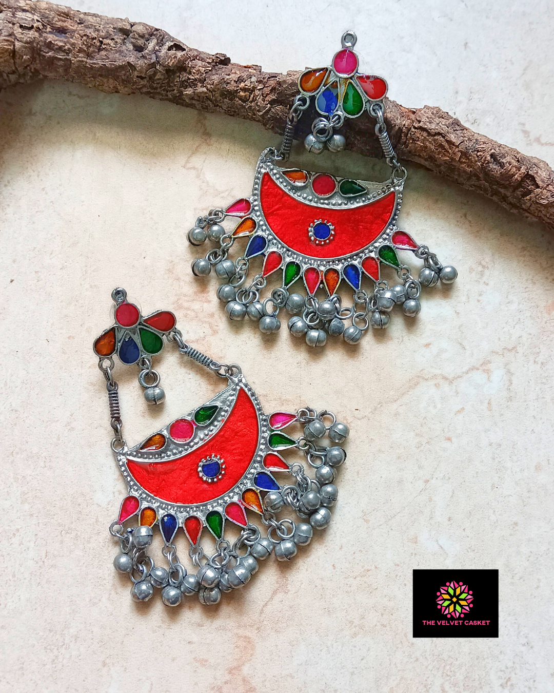 Nyra Afghani Multicolored Earrings