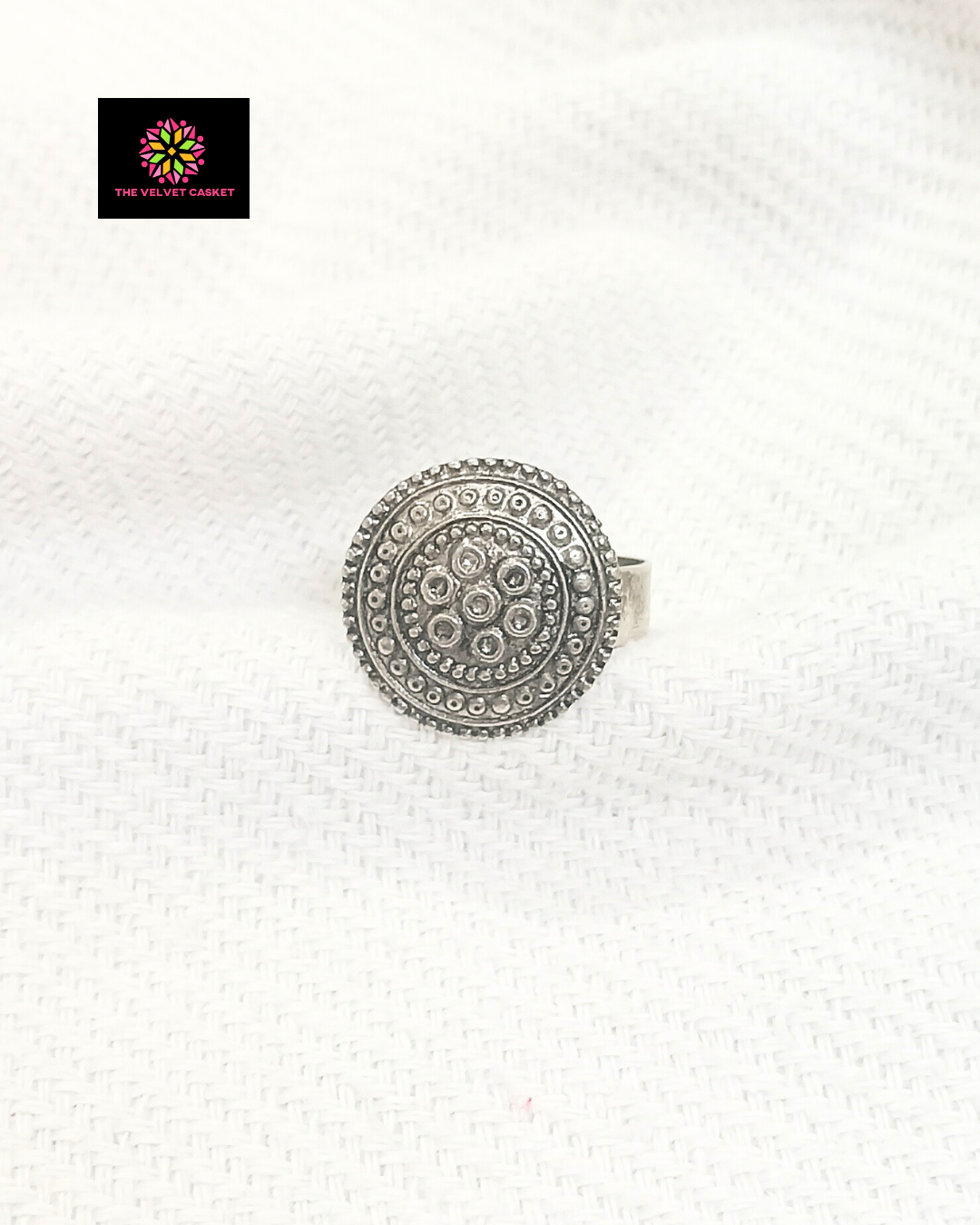 Oxidised Adjustable Rings Combo 2