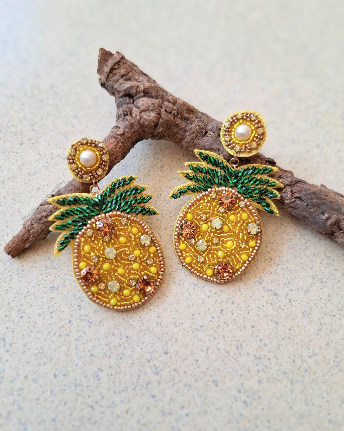 Tropical Pineapple Earrings