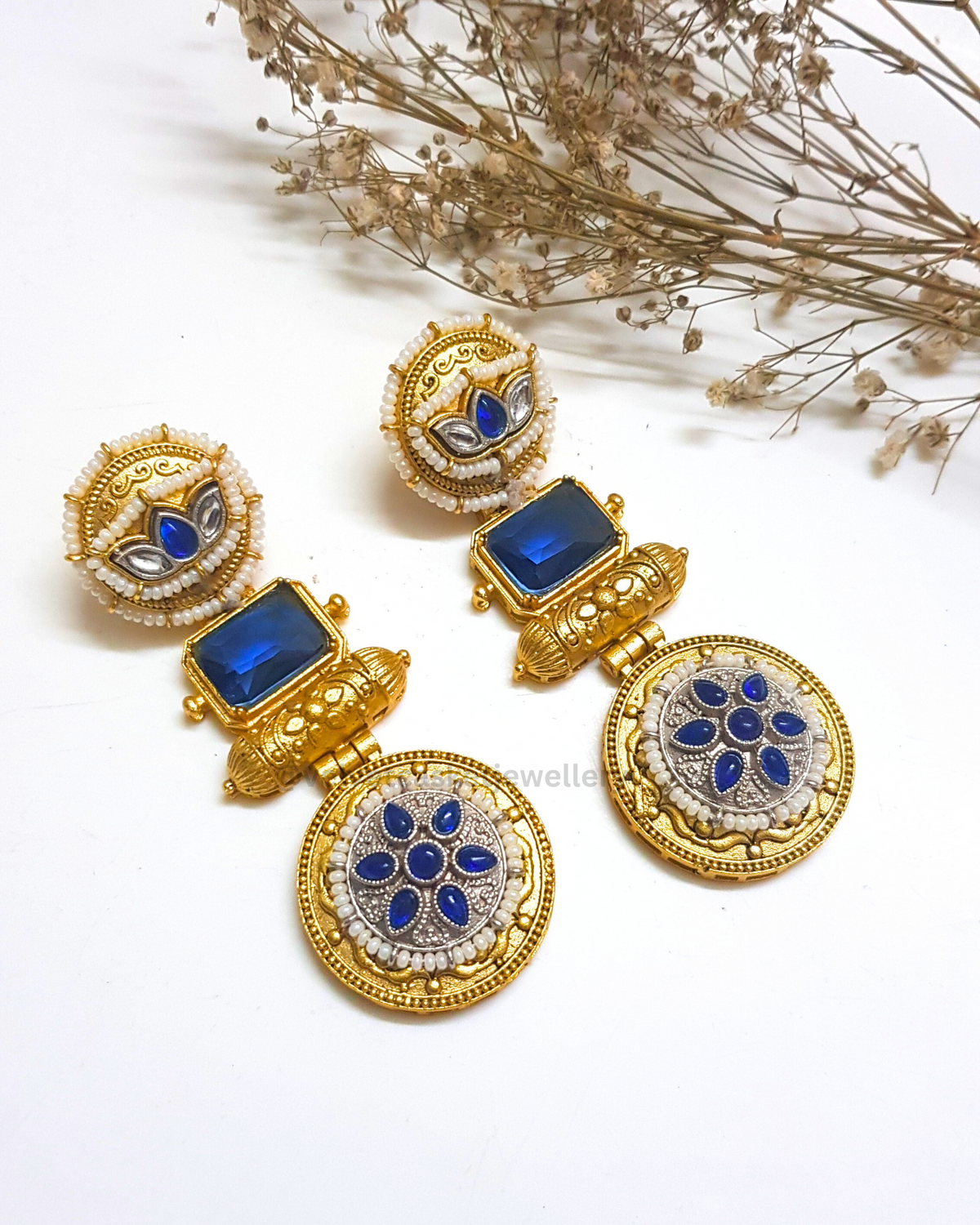 Driti Brass Earrings