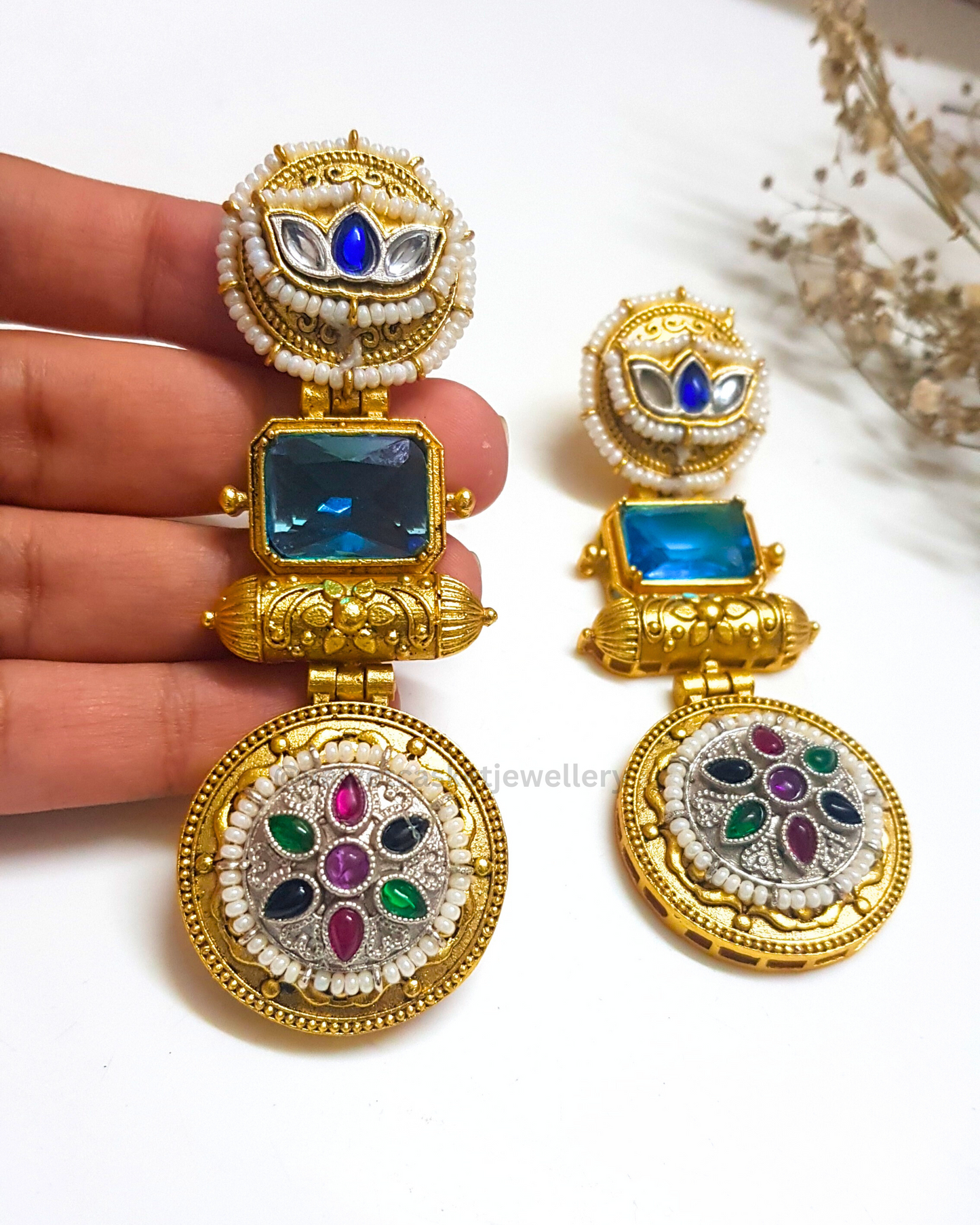 Driti Brass Earrings