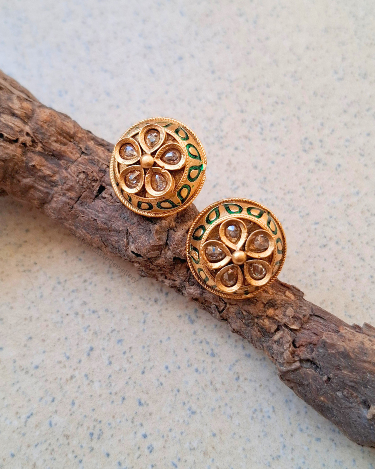 Dusha Copper Studs