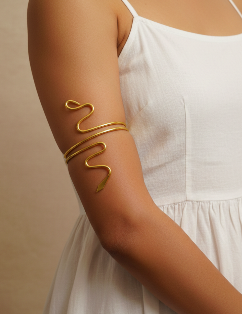 Anne Brass Arm Cuff