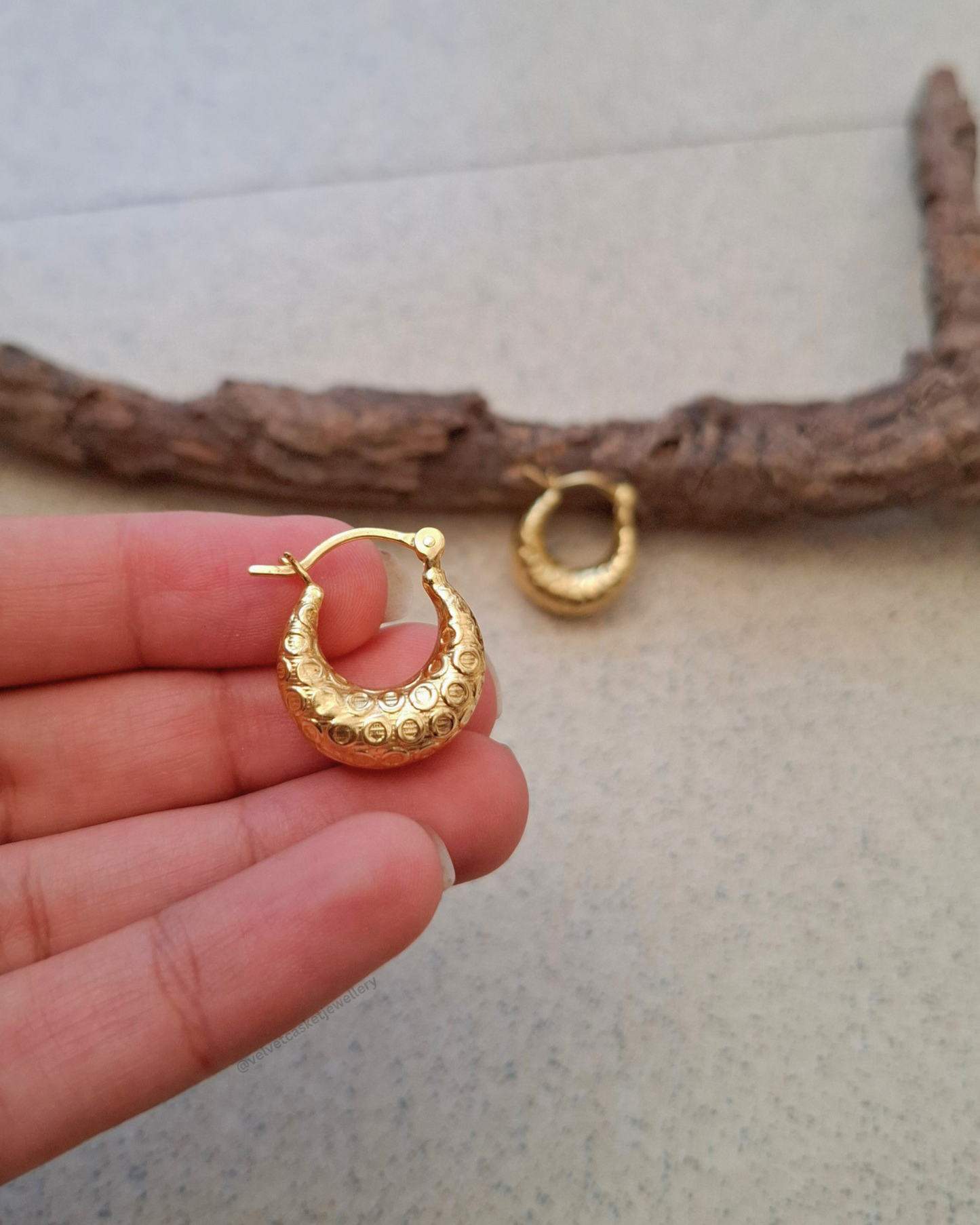 Aurelia Brass Hoops