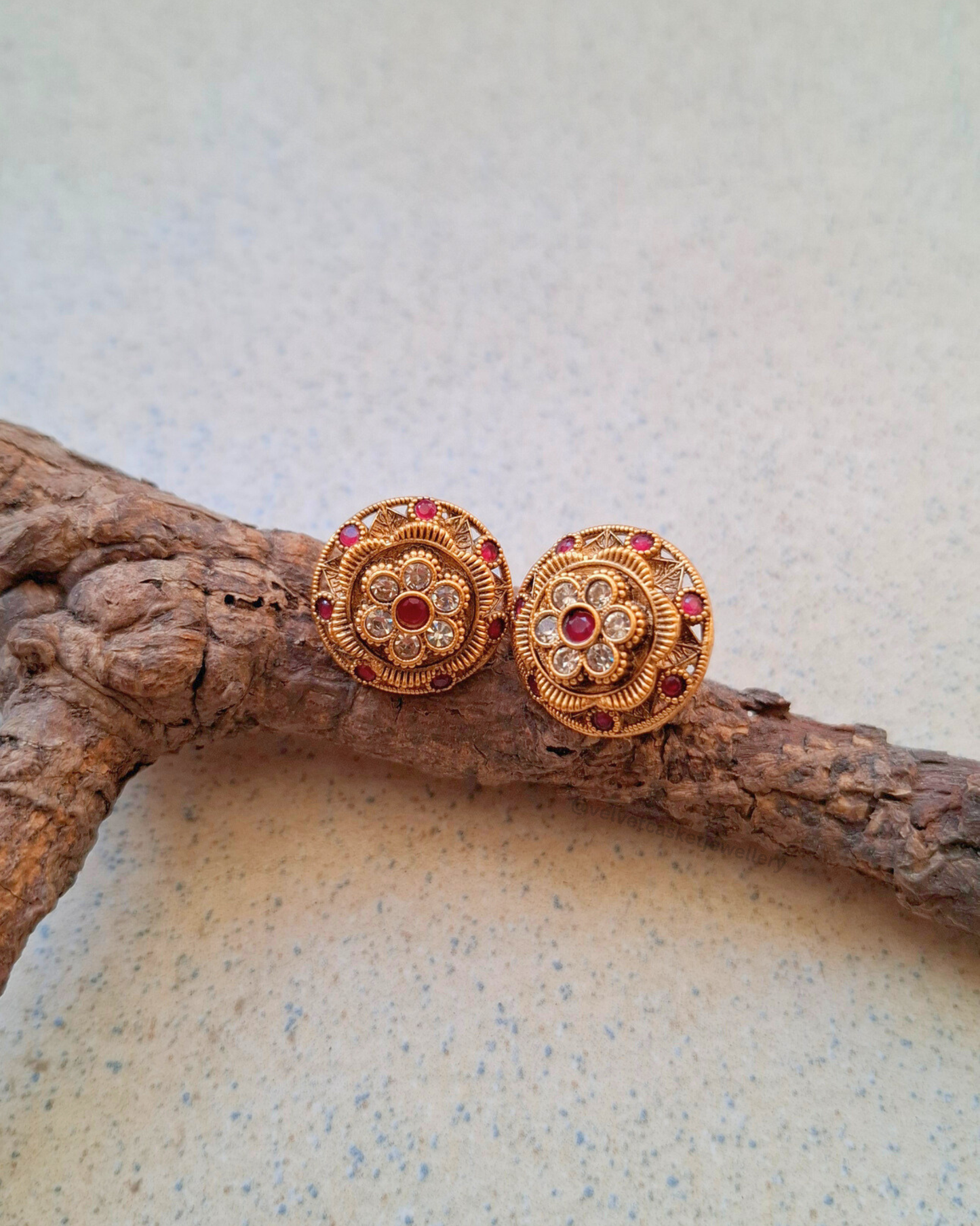 Shravya Copper Studs