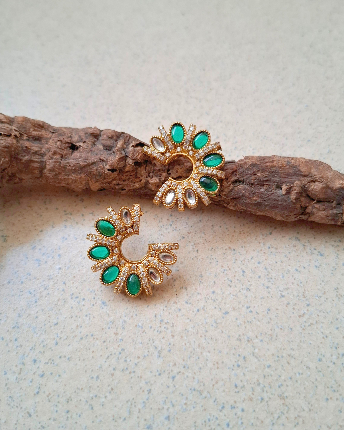 Heer Brass Earrings