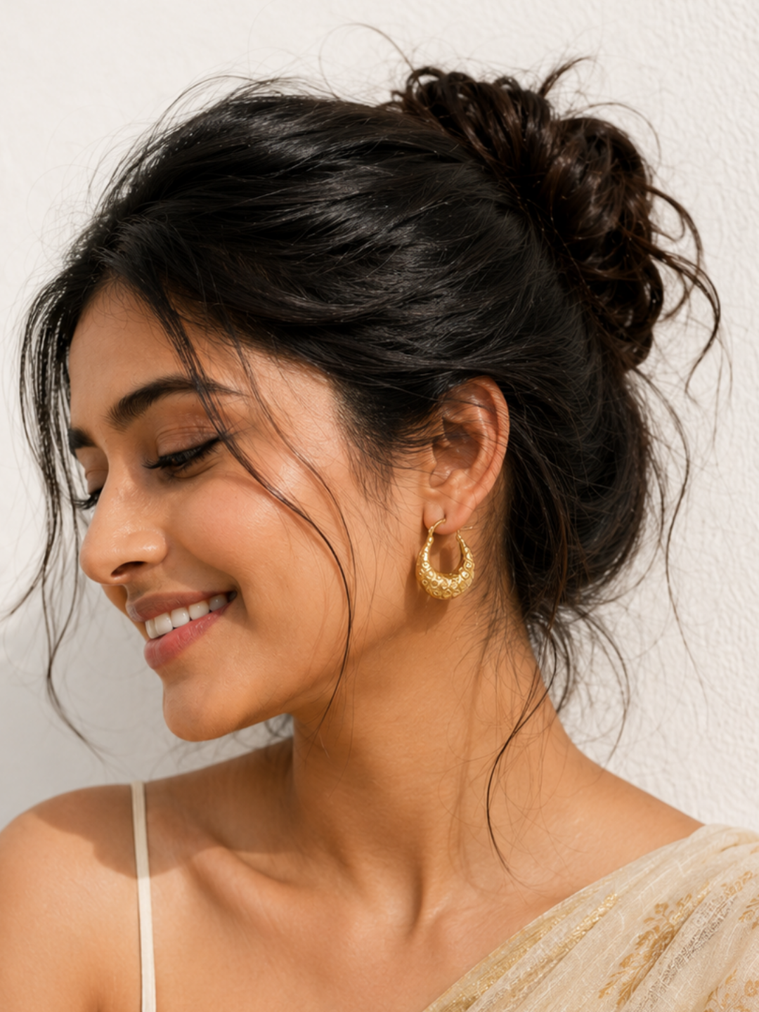 Aurelia Brass Hoops
