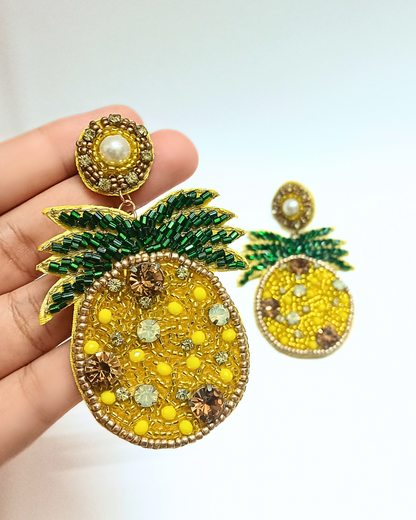 Tropical Pineapple Earrings