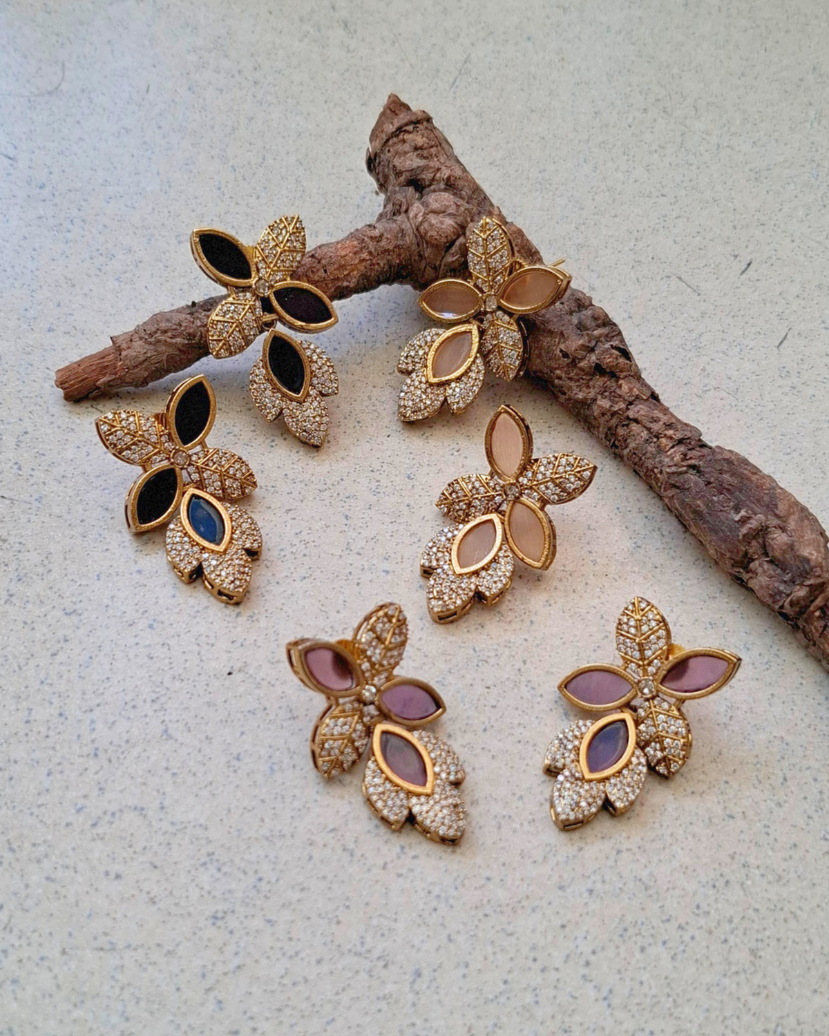 Iktara Brass Earrings