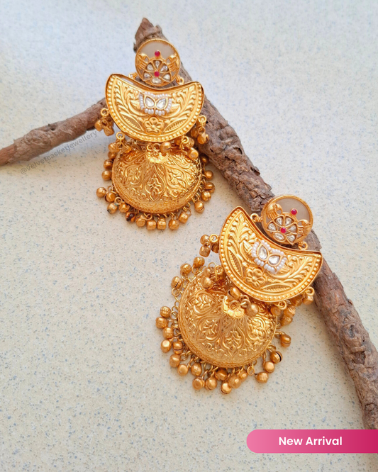 Sunehri Brass Earrings