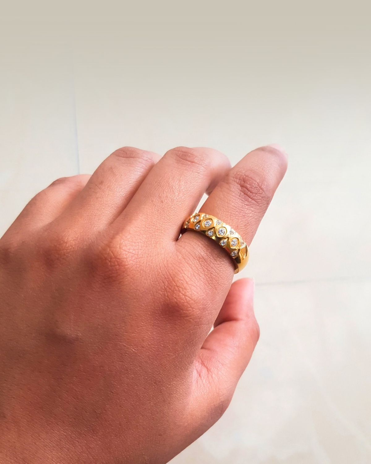 Nava Ring (Anti - Tarnish) 18