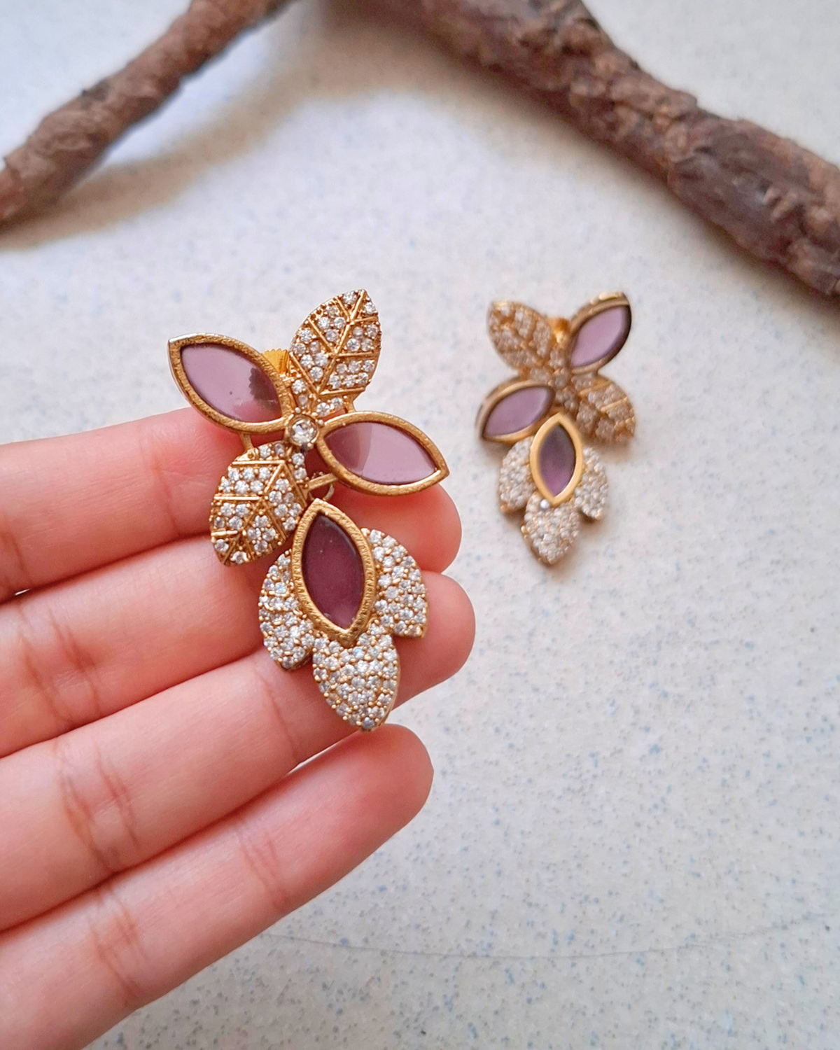 Iktara Brass Earrings