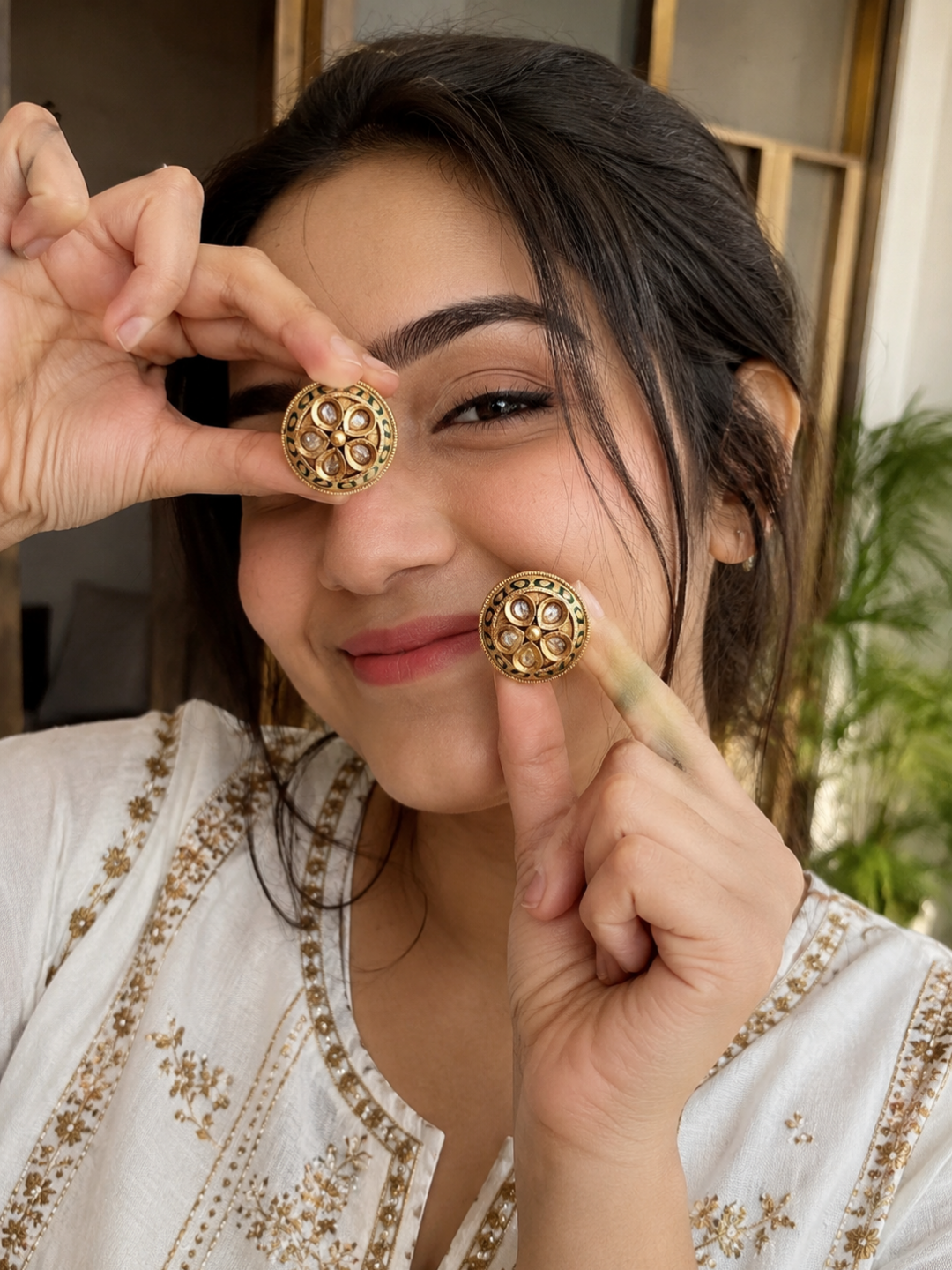 Dusha Copper Studs