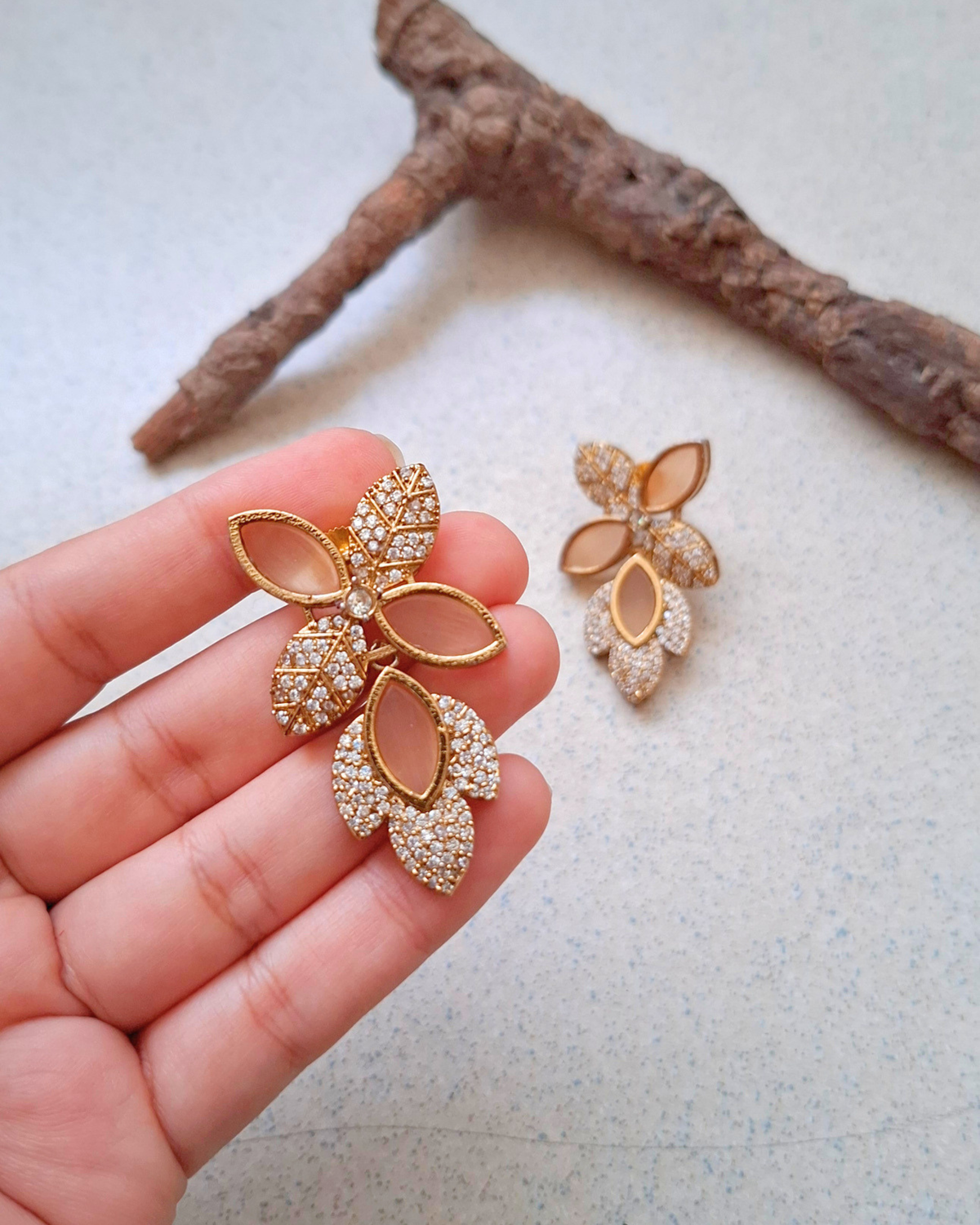 Iktara Brass Earrings