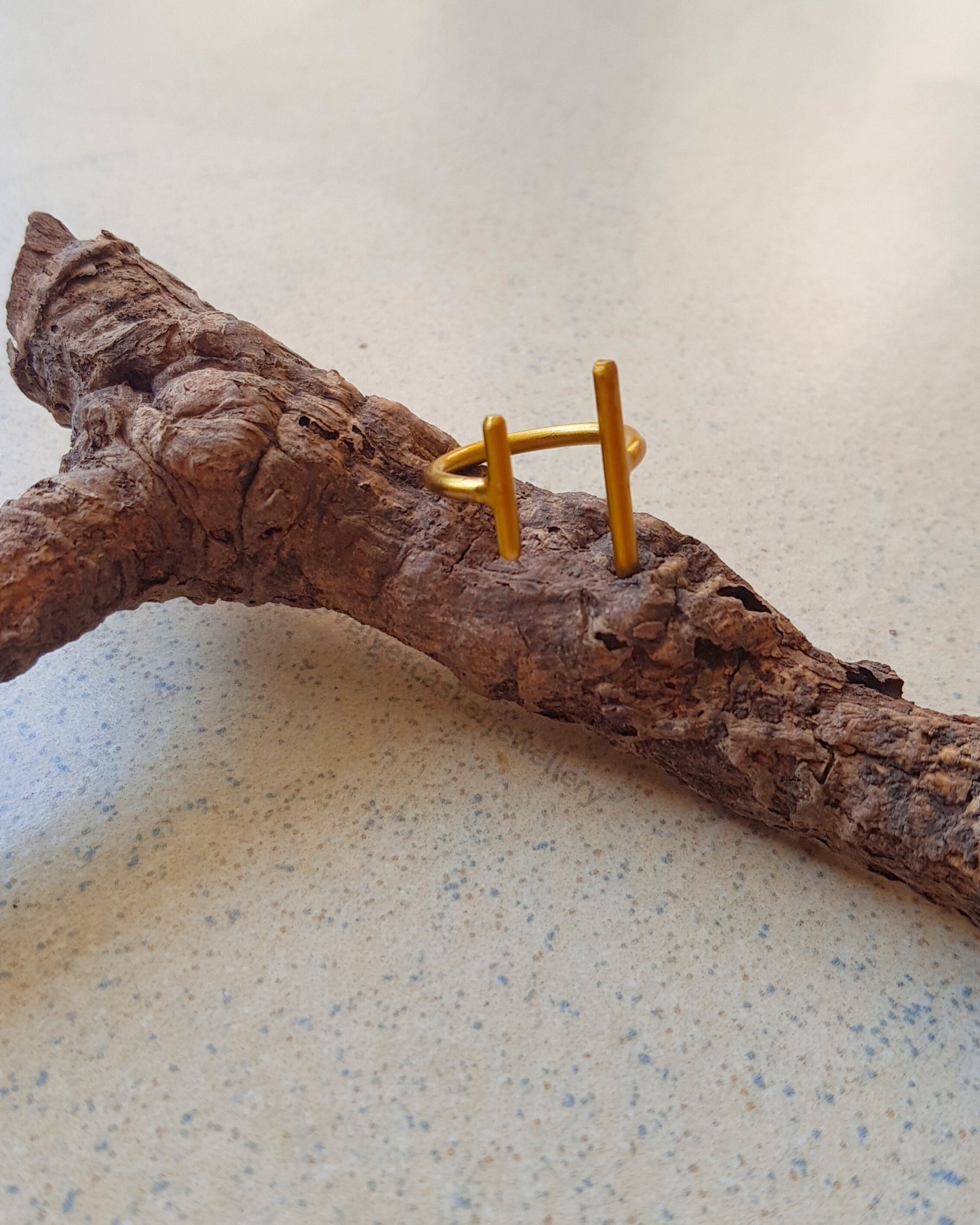 Margot Brass Adjustable Ring