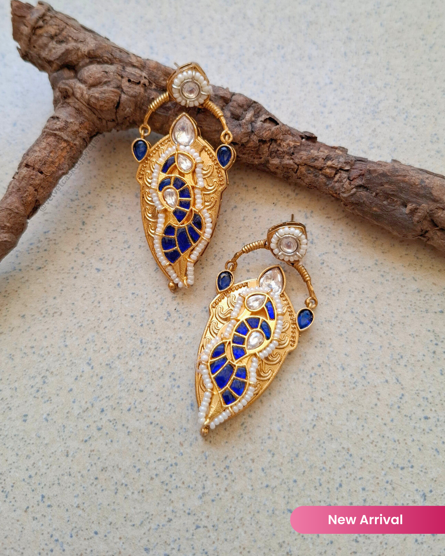 Naveli Brass Earrings