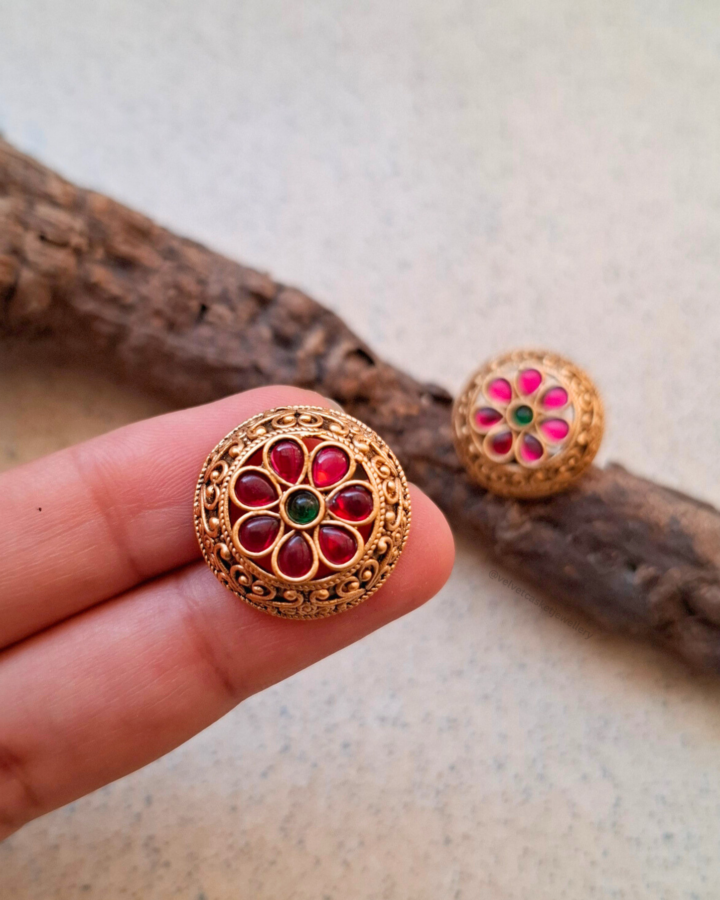 Shravya Copper Studs