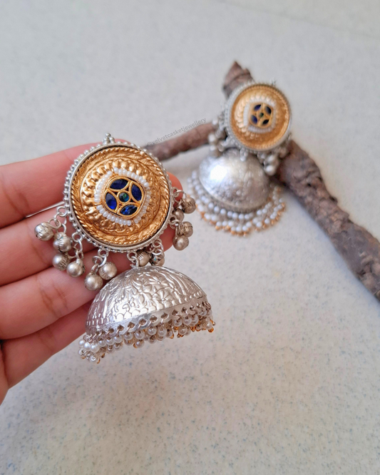 Sutra Brass Earrings