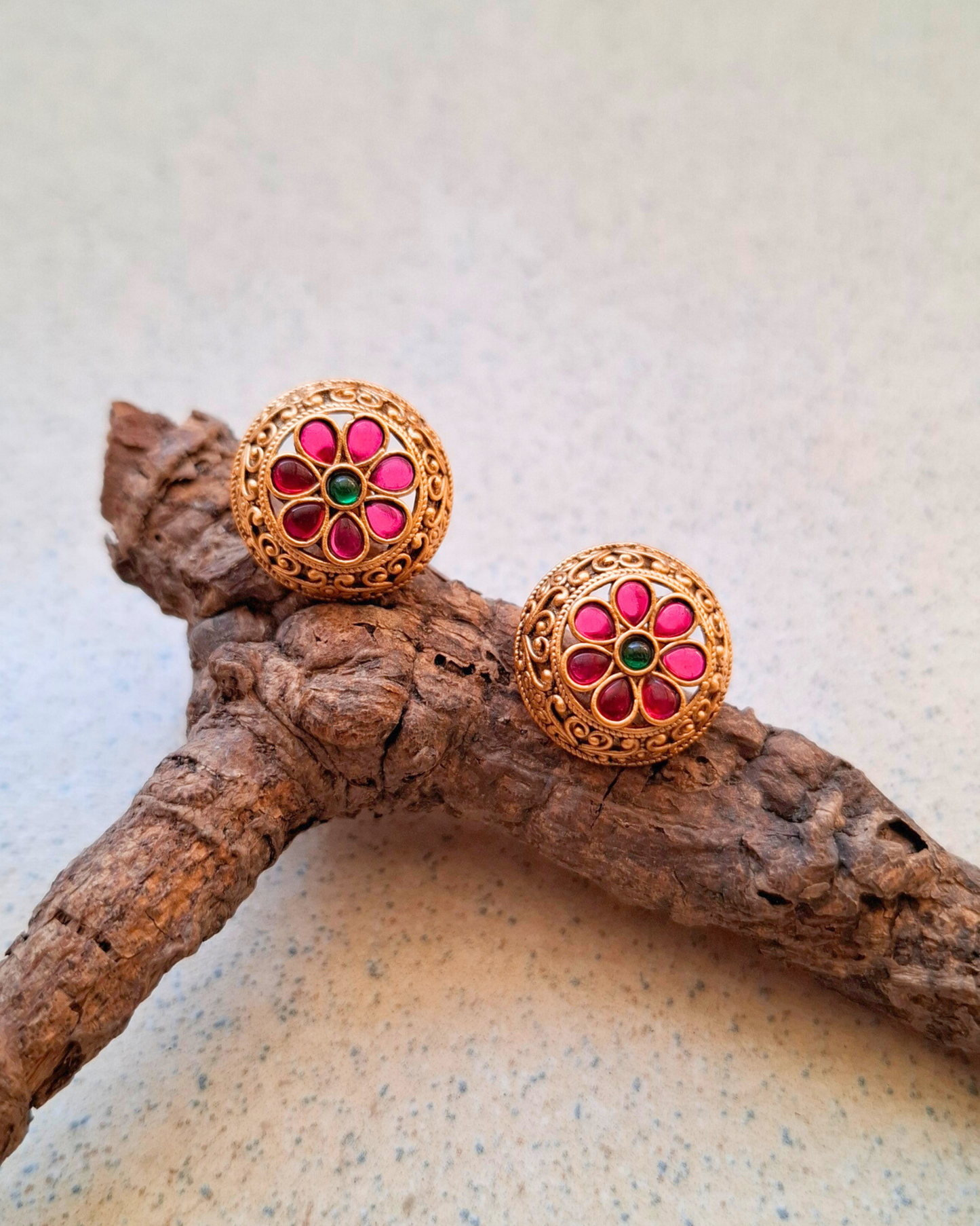 Shravya Copper Studs