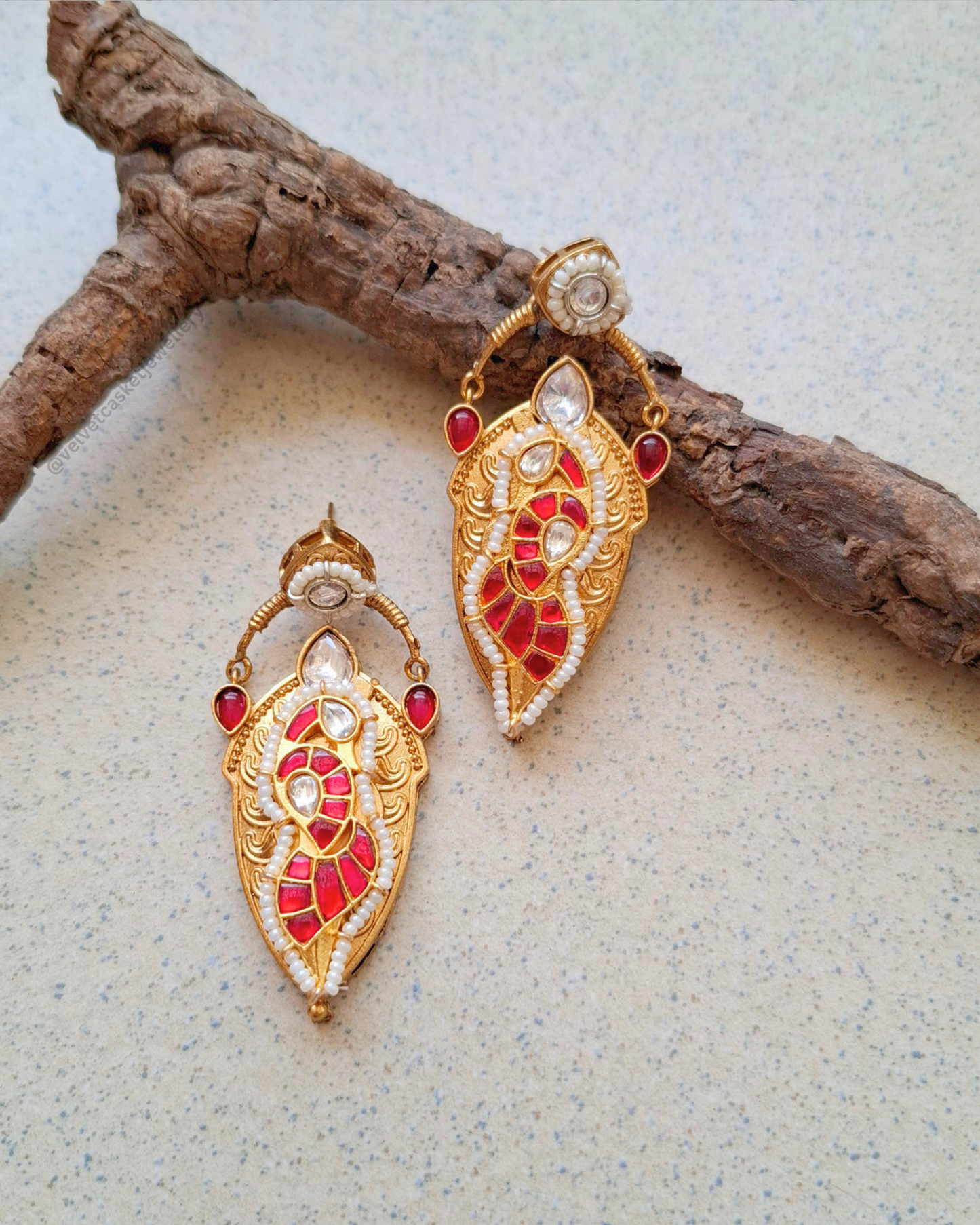 Naveli Brass Earrings