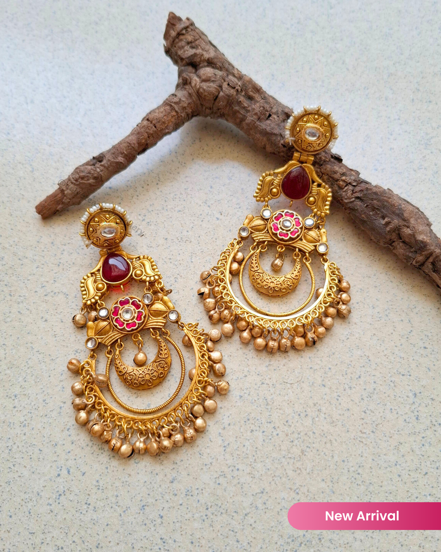Maeri Brass Earrings