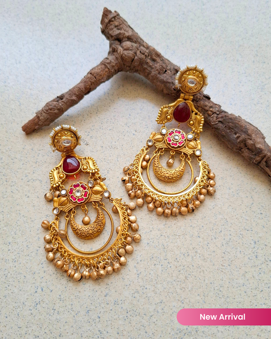 Maeri Brass Earrings