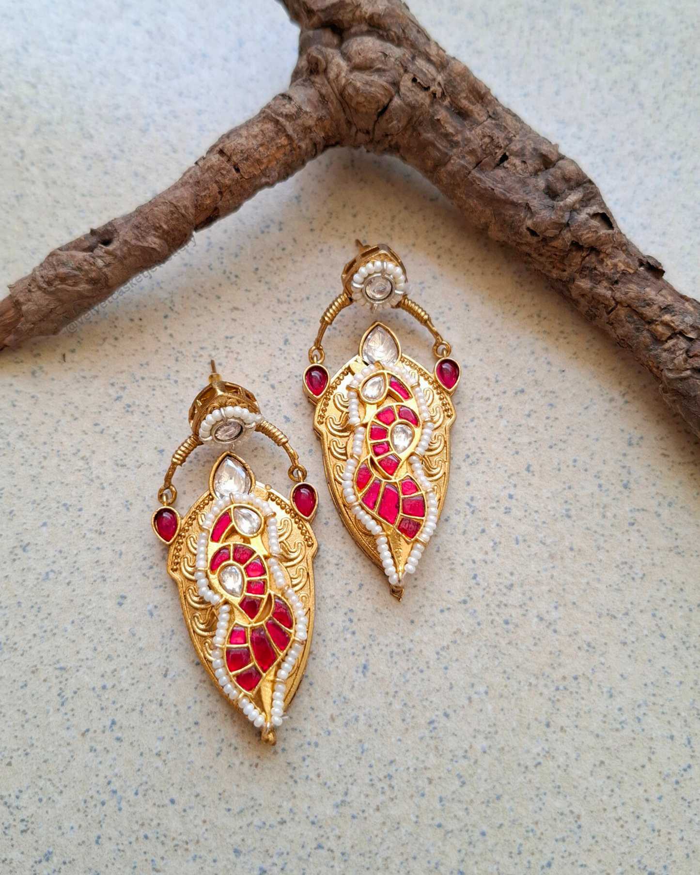 Naveli Brass Earrings