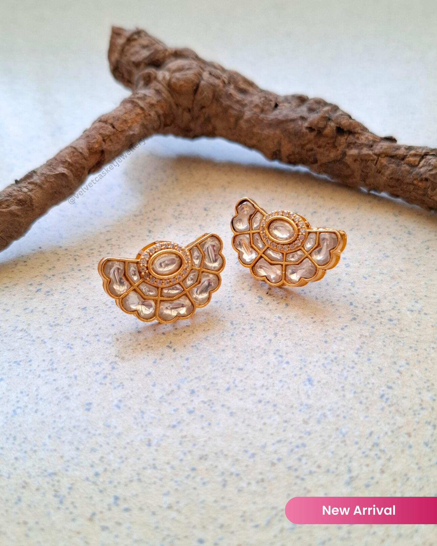 Ragika Brass Earrings