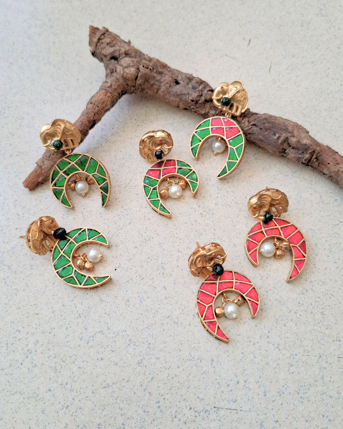 Paarijat Brass Earrings