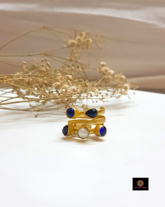 Oona Brass Adjustable Ring