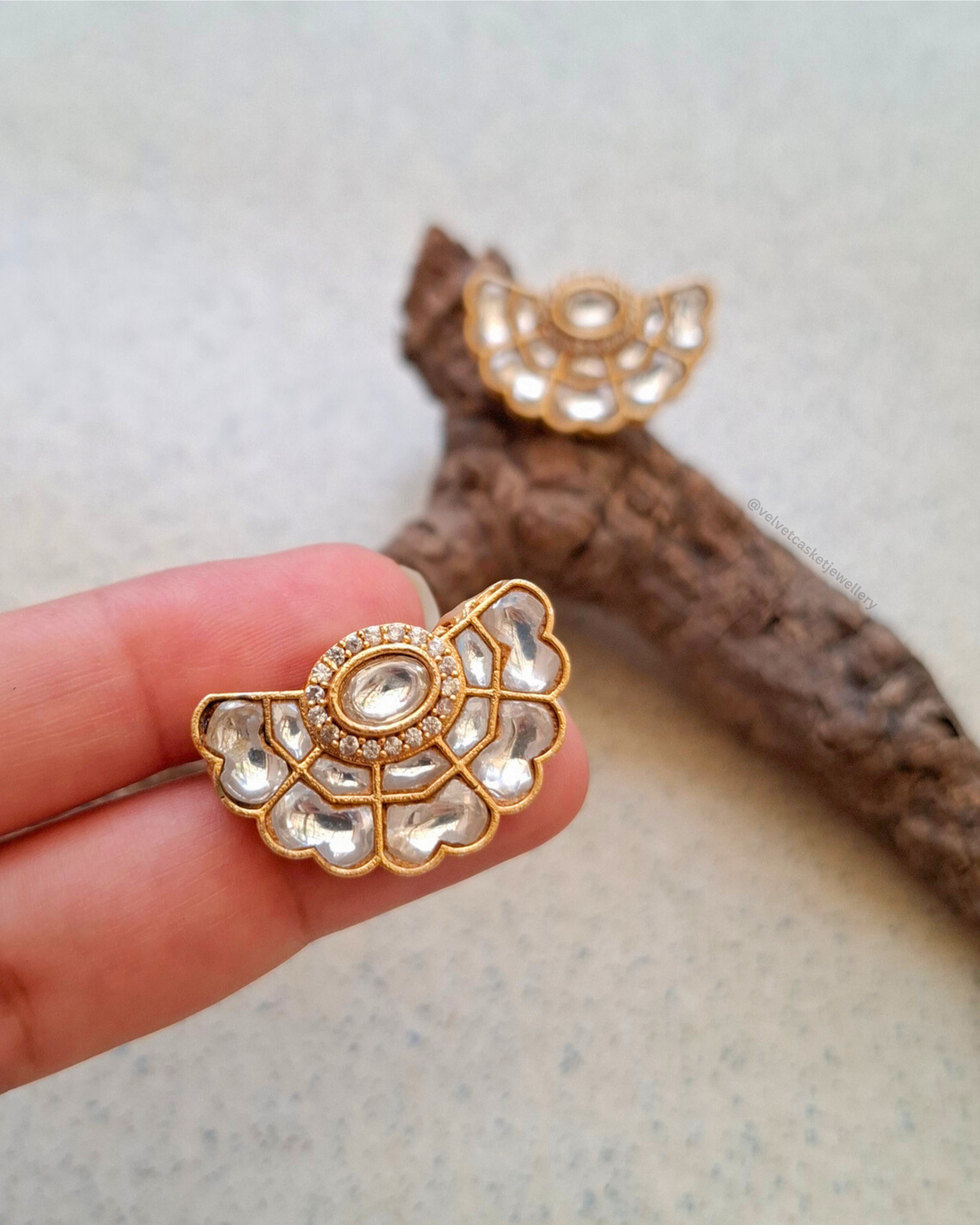 Ragika Brass Earrings