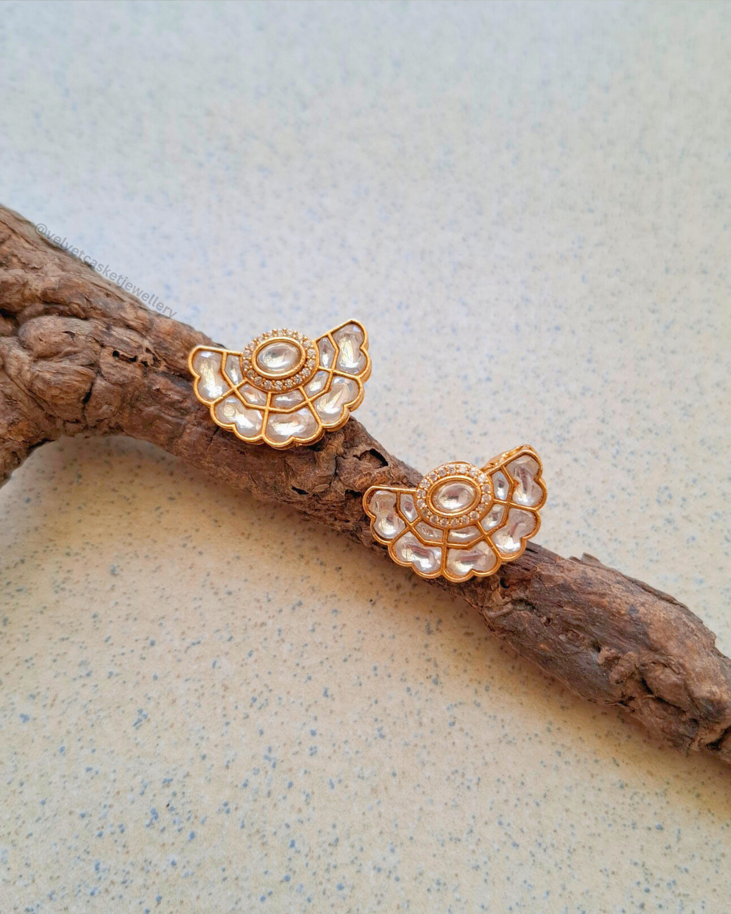 Ragika Brass Earrings