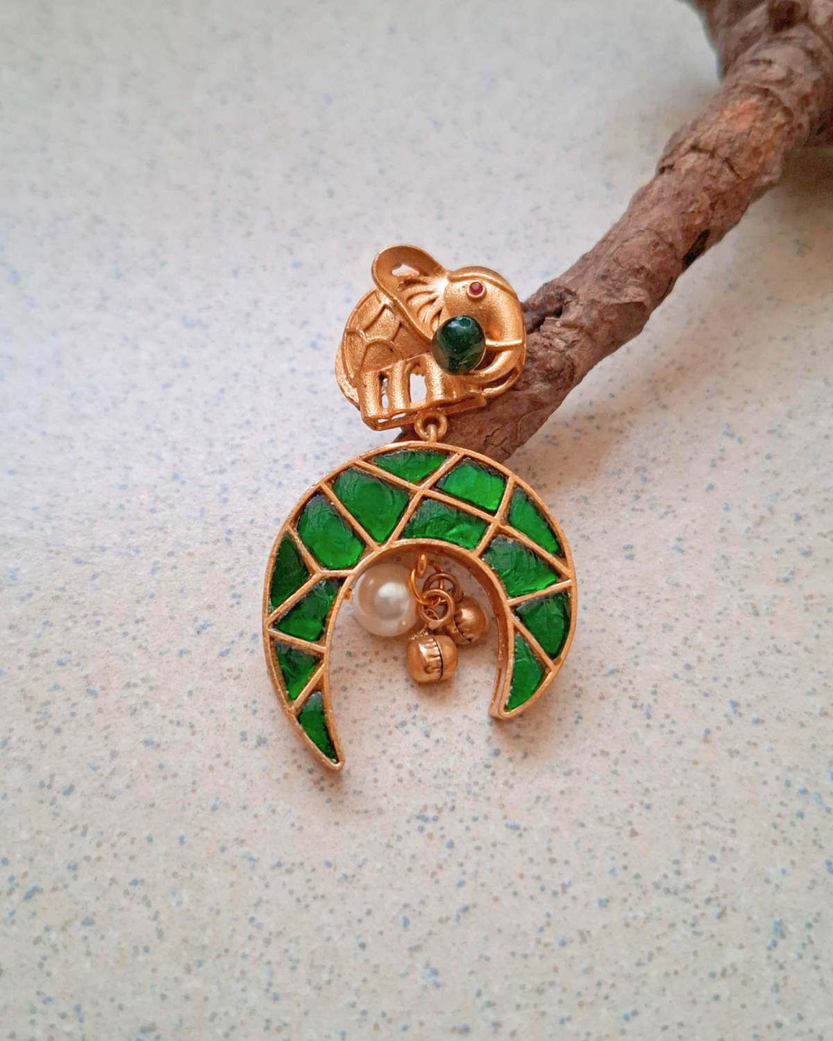 Paarijat Brass Earrings