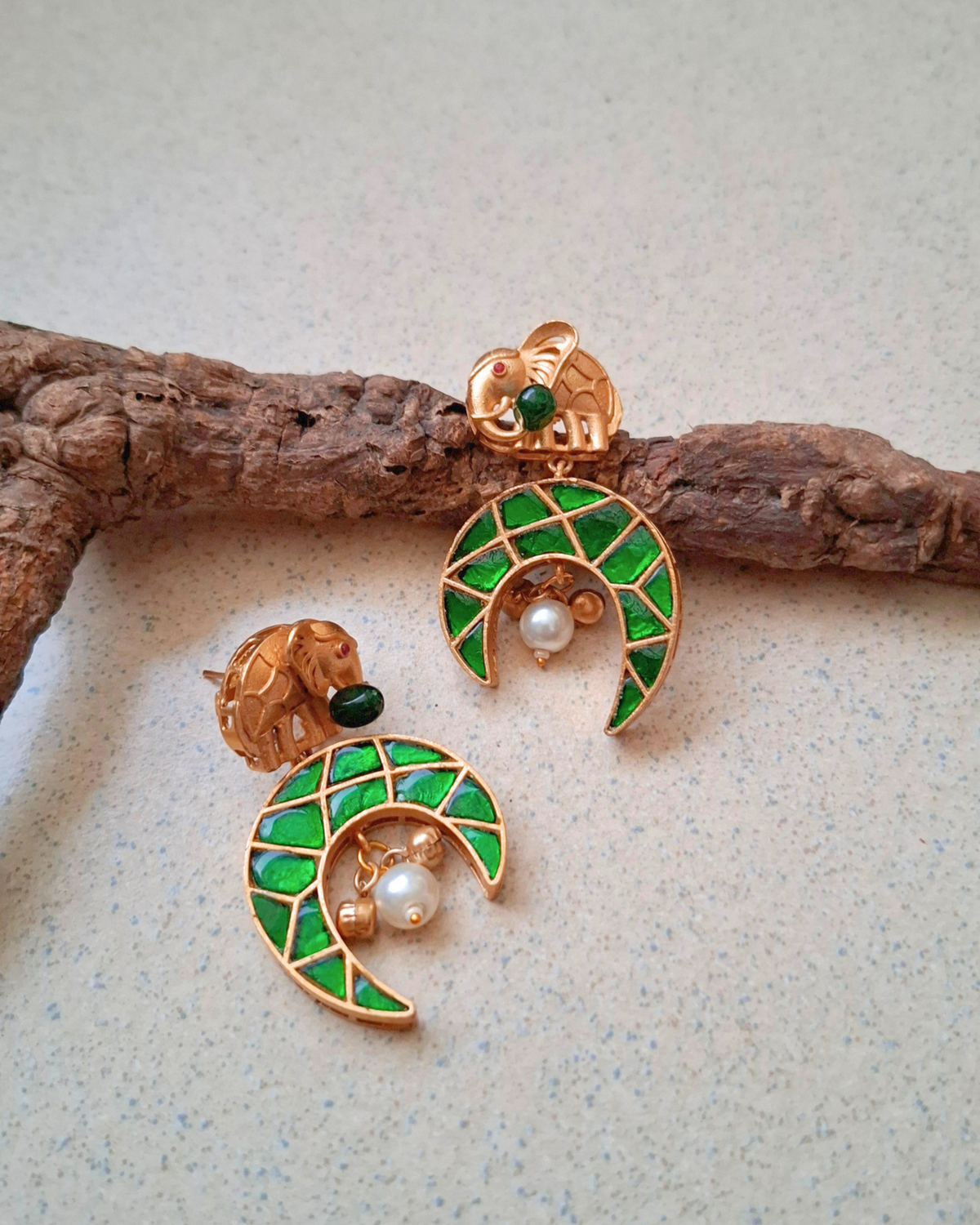 Paarijat Brass Earrings