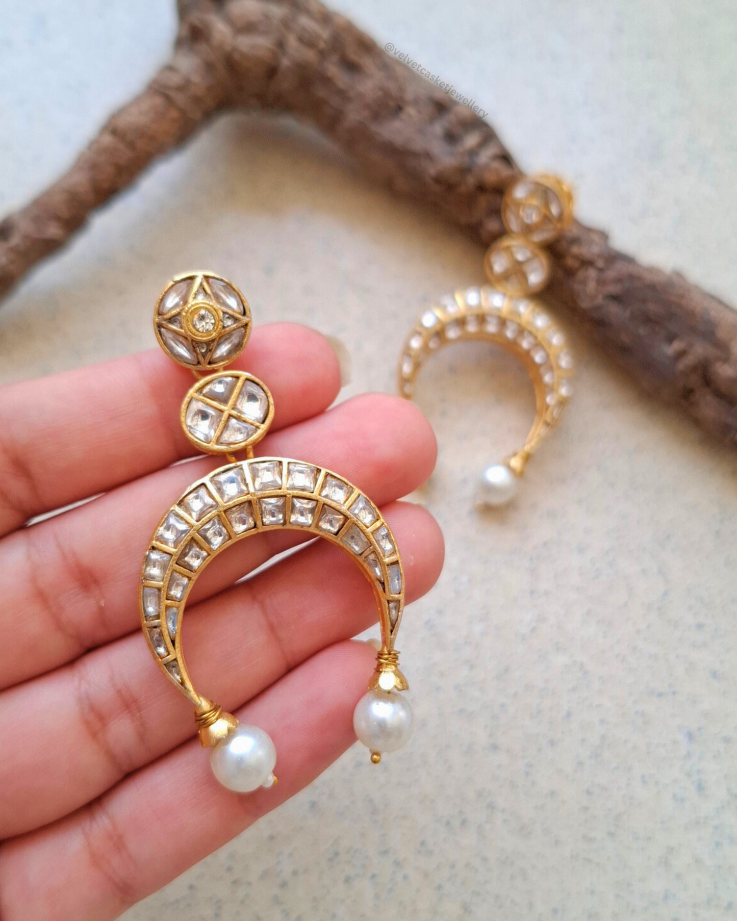 Hoori Brass Earrings