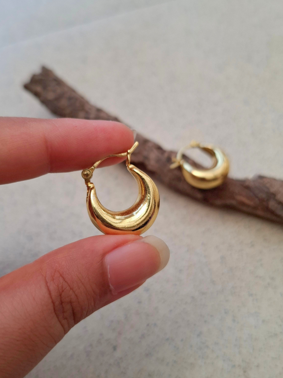 Soz Brass Men Hoops
