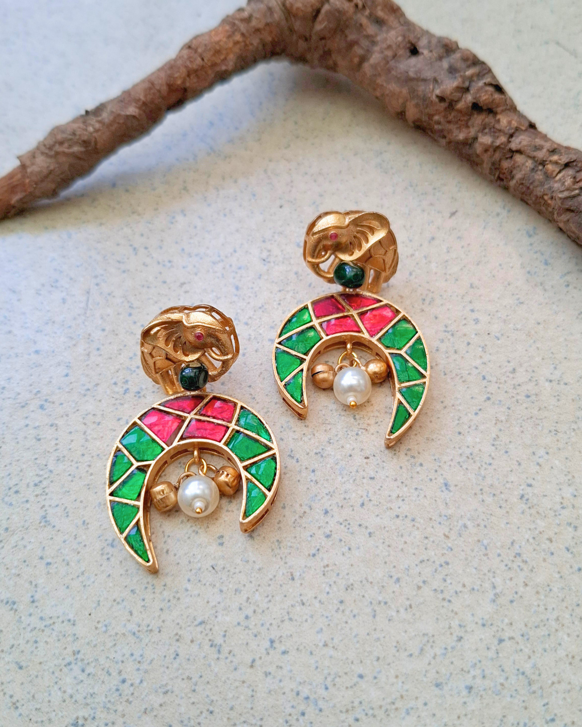 Paarijat Brass Earrings