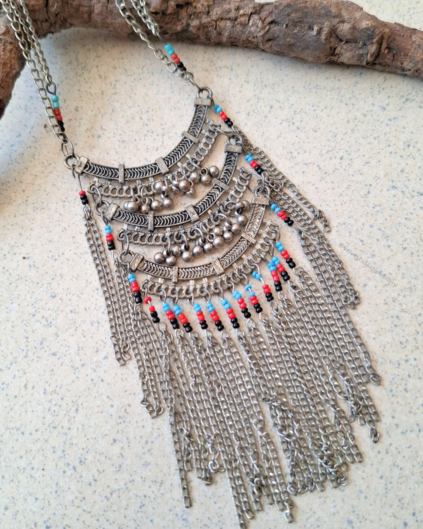 Anuka oxidised necklace