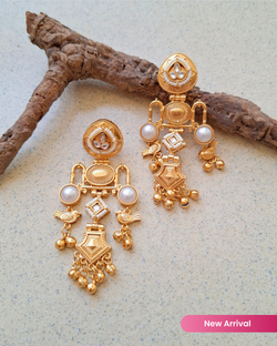 Takshi Brass Earrings