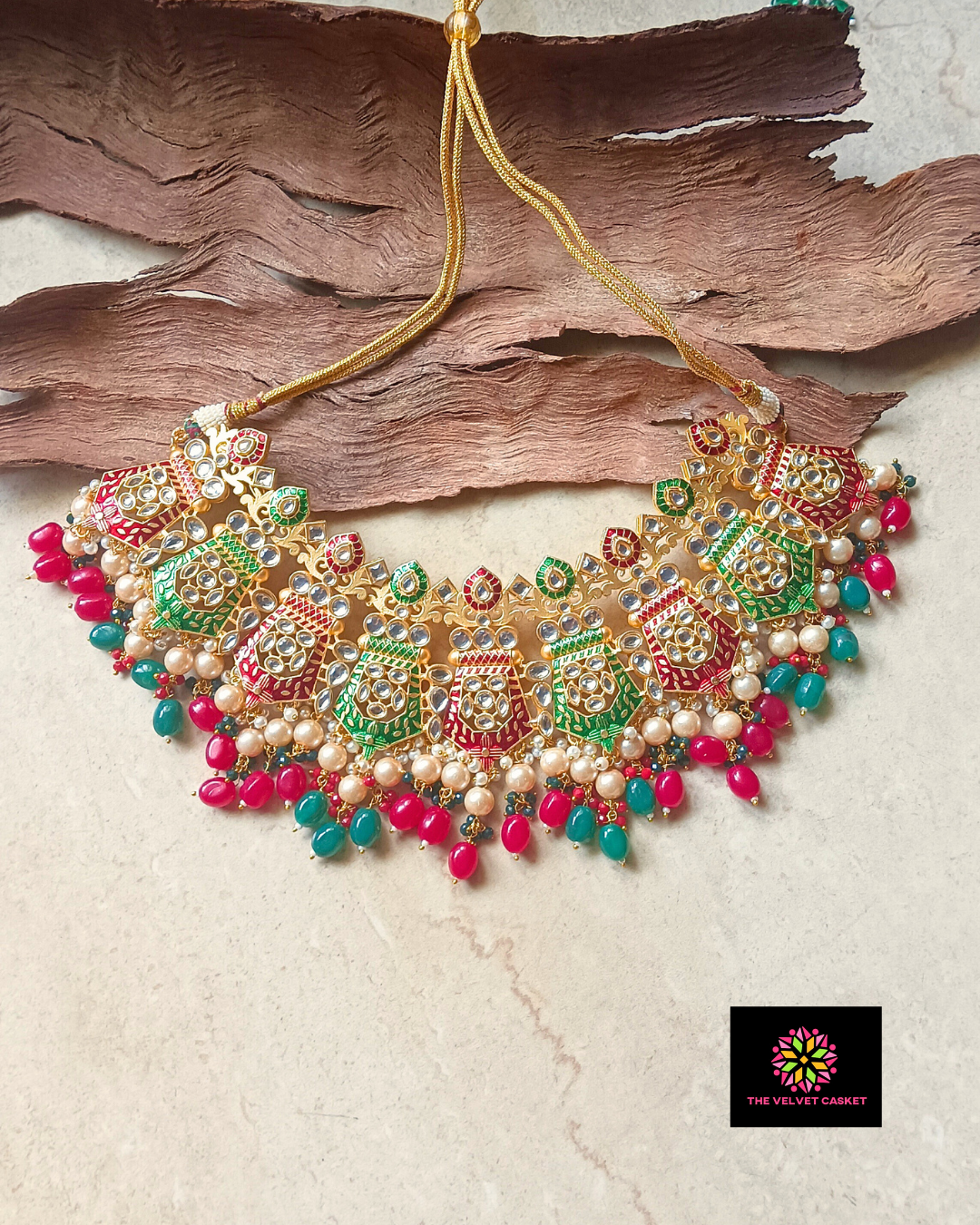 Inaara Meenakari Necklace Set