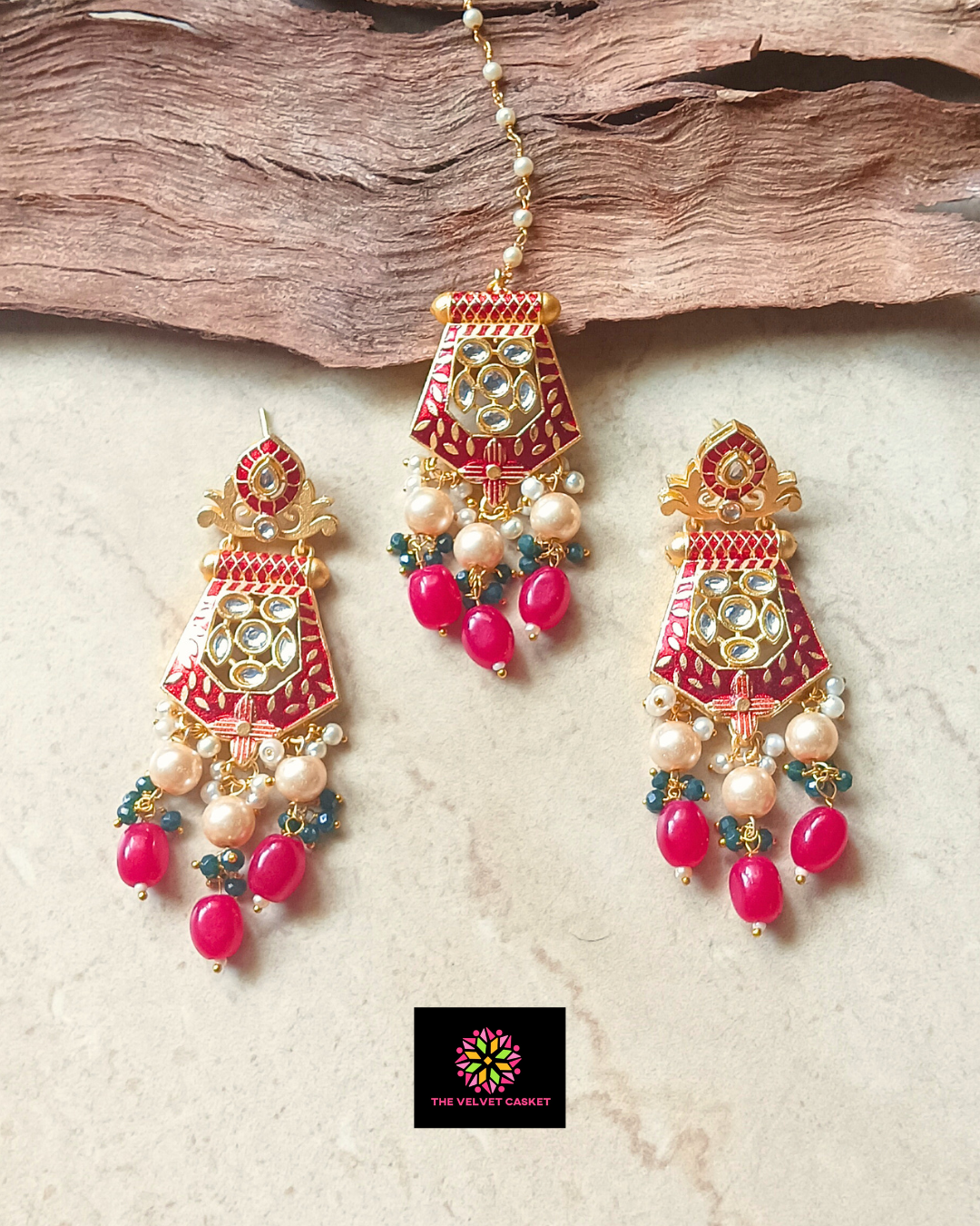 Inaara Meenakari Necklace Set