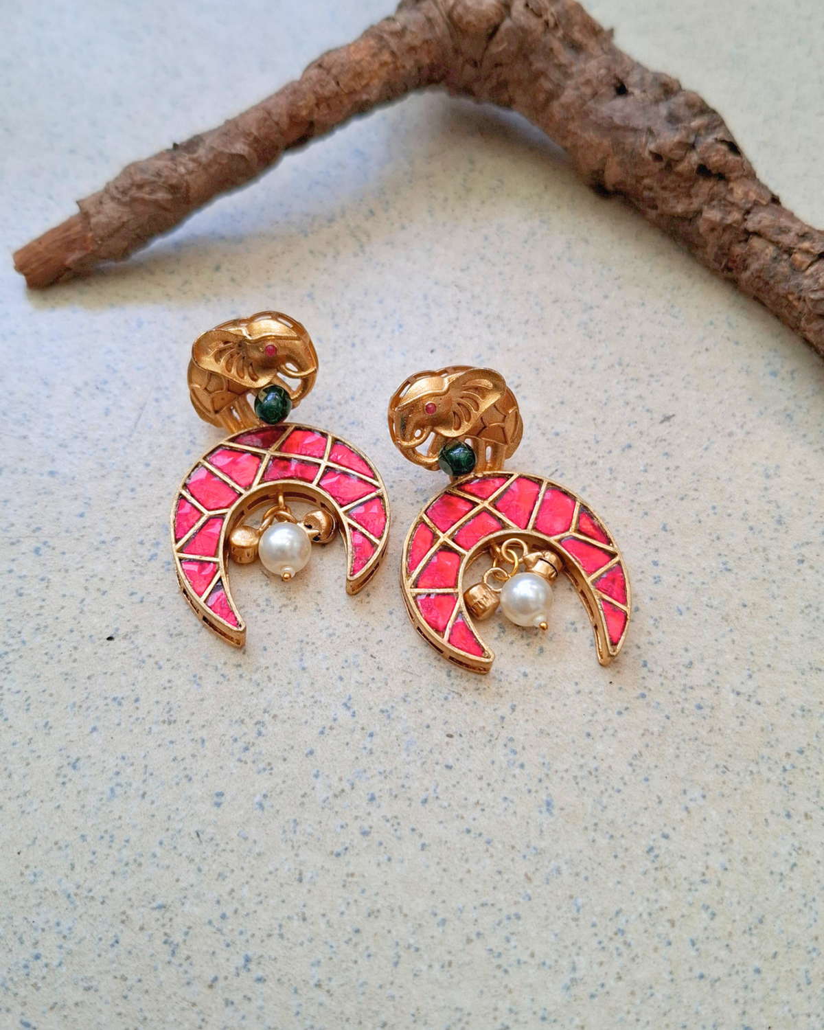 Paarijat Brass Earrings
