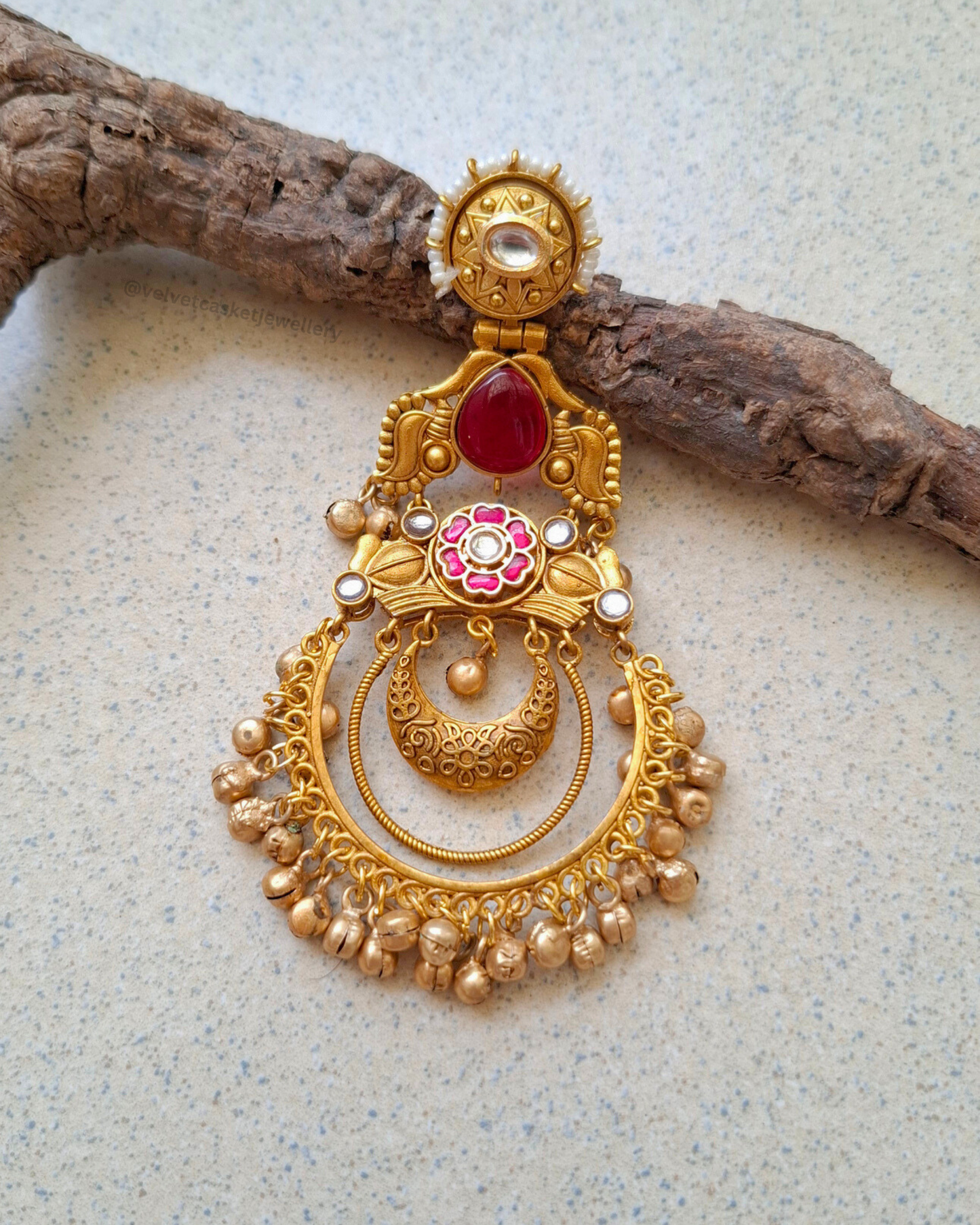 Maeri Brass Earrings